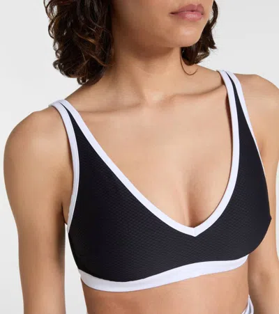 Heidi Klein Pampelonne Bikini Top In Black