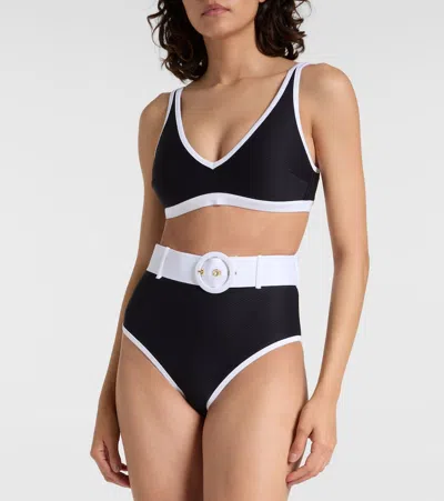 Heidi Klein Pampelonne Bikini Top In Black