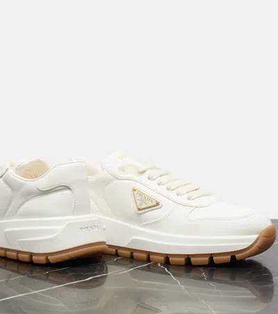 Prada Leather Sneakers