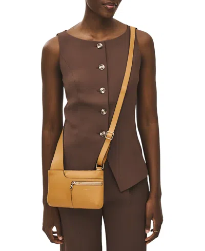 Radley London Pecan Mini Ziptop Cross Body Bag In Brown