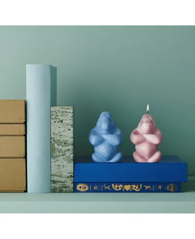 Kosta Boda Gabba Gabba Hey Candle, 9.6 Oz. In Pink