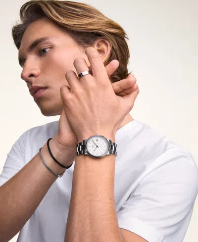 Daniel Wellington Unisex Automatic Silver-tone Stainless Steel Watch, 40mm