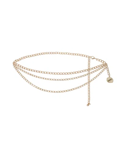 Ettika Modern Edge Multi Row Chain Belt