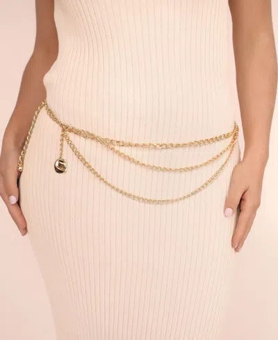 Ettika Modern Edge Multi Row Chain Belt