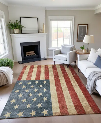 Addison Liberty Machine Washable Lb1 3'x5' Area Rug