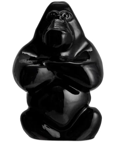 Kosta Boda Gabba Gabba Hey Candle, 9.6 Oz. In Black