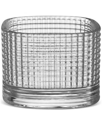 Orrefors Magica Super Circle Votive Candle Holder - Small In Transparent