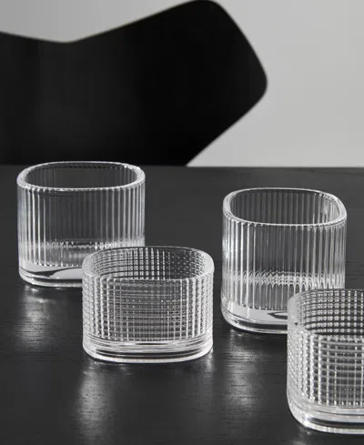 Orrefors Magica Super Circle Votive Candle Holder - Small In Transparent