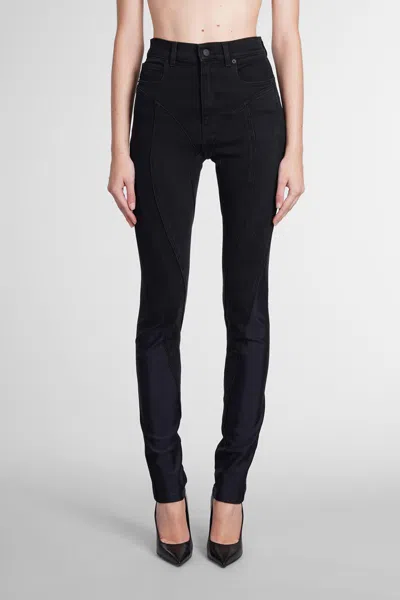 Mugler Jeans In Black Denim