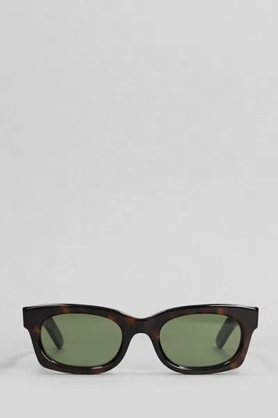 Retrosuperfuture Rectangle Frame Sunglasses In Black