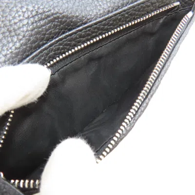 Pre-owned Gucci Black Leather Long Wallet (bi-fold) ()