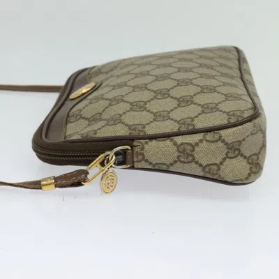 Pre-owned Gucci Gg Canvas Beige Canvas Shoulder Bag ()