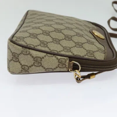 Pre-owned Gucci Gg Canvas Beige Canvas Shoulder Bag ()