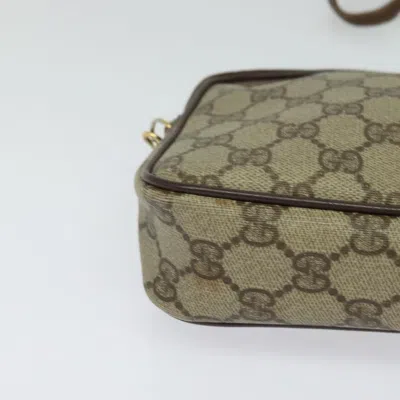 Pre-owned Gucci Gg Canvas Beige Canvas Shoulder Bag ()