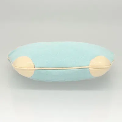 Pre-owned Gucci Hobo Blue Canvas Shoulder Bag ()