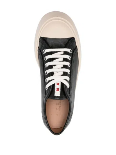 Marni Pablo Leather Sneakers In Seven Women