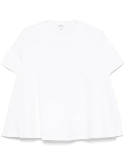 Loewe Women Anagram-embroidered Trapeze T-shirt