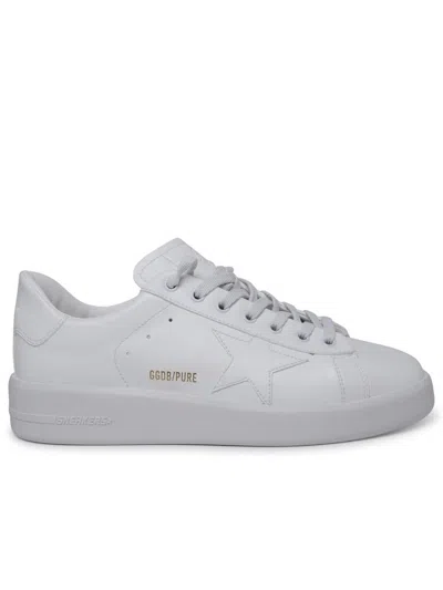Golden Goose Purestar Sneakers In White Vegan Leather In Multi