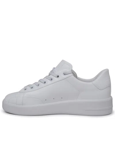 Golden Goose Purestar Sneakers In White Vegan Leather In Multi