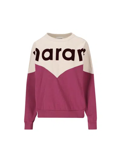 Isabel Marant Étoile Isabel Marant Etoile Two-tone Cotton Blend Houston Sweatshirt In Multi