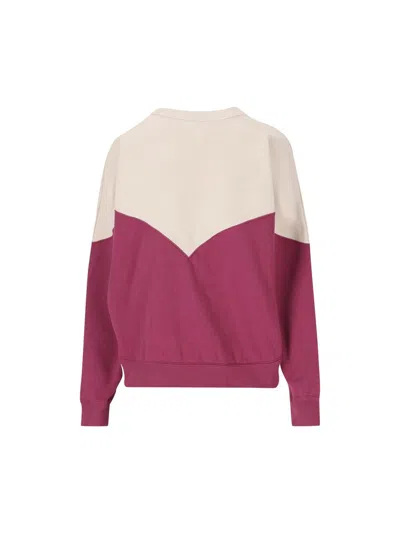 Isabel Marant Étoile Isabel Marant Etoile Two-tone Cotton Blend Houston Sweatshirt In Multi