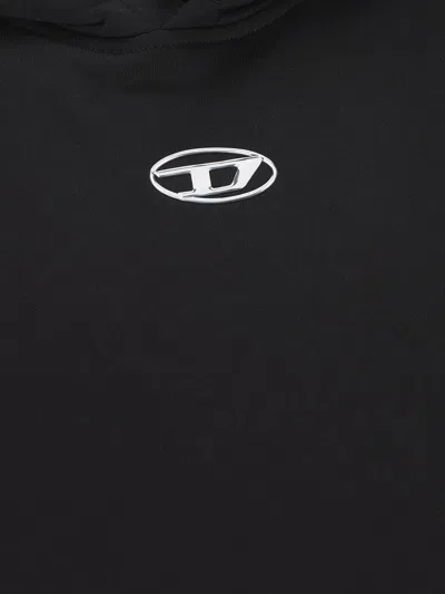 Diesel Relaxed Fit Hoodie With Classic Hood And Kangaroo Pocket