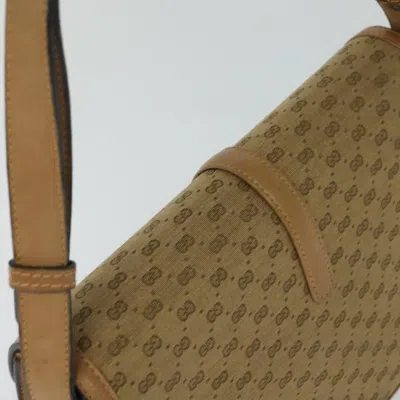 Pre-owned Gucci Micro Small Gg Canvas Beige Canvas Shoulder Bag ()