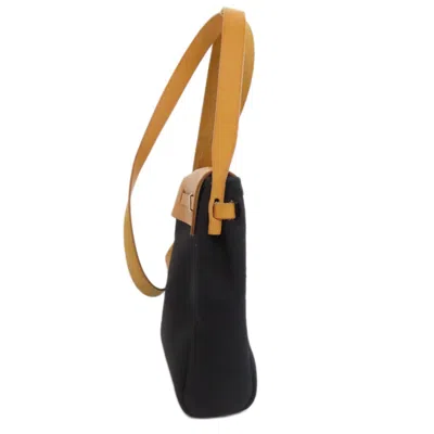Pre-owned Hermes Beige Black Shoulder Bag ()