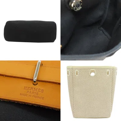 Pre-owned Hermes Beige Black Shoulder Bag ()