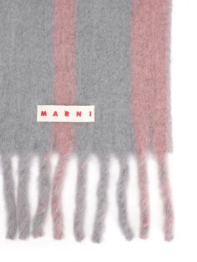 Marni Alpaca And Wool Scarf Scarves And Foulards Multicolor