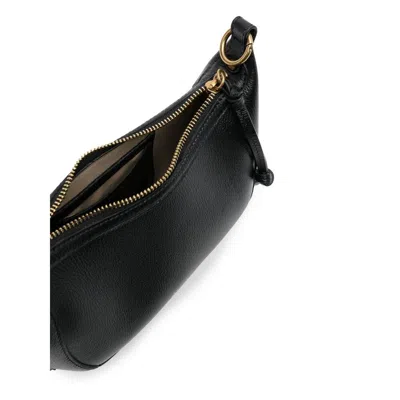 Isabel Marant Oskan Moon Studded Leather Shoulder Bag