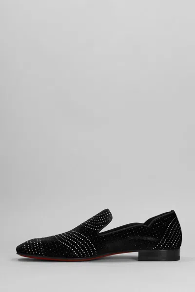 Christian Louboutin Dandy Chick Orlato Velvet Loafers