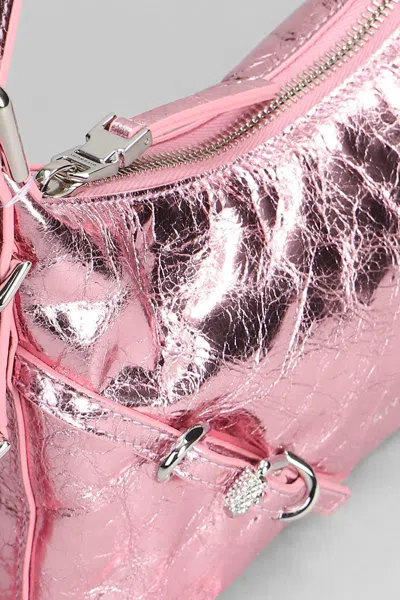 Givenchy Voyou Shoulder Bag In Rose-pink Leather