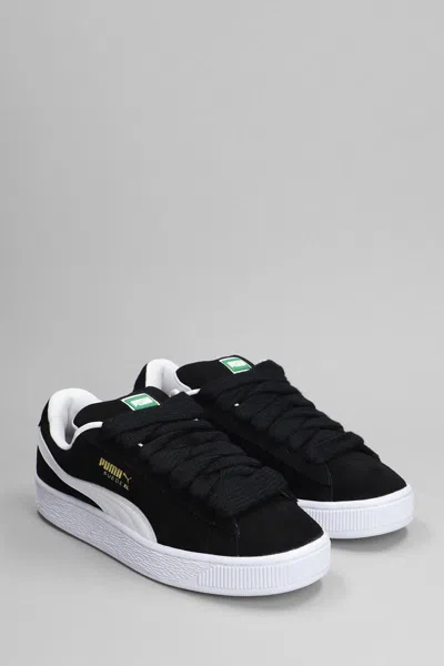Puma Stamped-logo Suede Platform Sneakers
