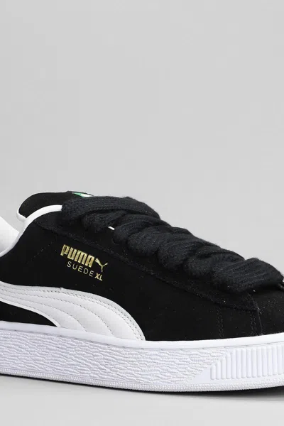 Puma Stamped-logo Suede Platform Sneakers