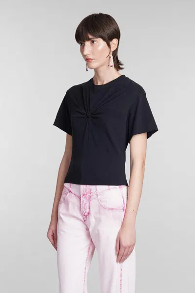 Isabel Marant Cotton Logo Print T Shirt