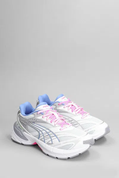 Puma Velophasis Sprint2k Sneakers In Grey Synthetic Fibers In White