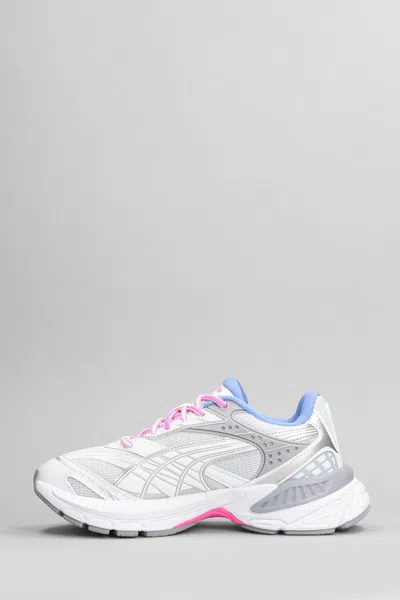 Puma Velophasis Sprint2k Sneakers In Grey Synthetic Fibers In White