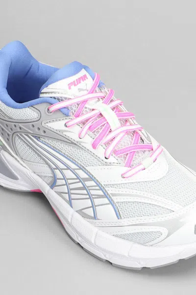 Puma Velophasis Sprint2k Sneakers In Grey Synthetic Fibers In White