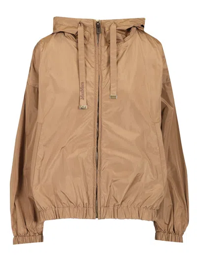 MAX MARA THE CUBE CAMEL SHORT PARKA JACKETS BEIGE 