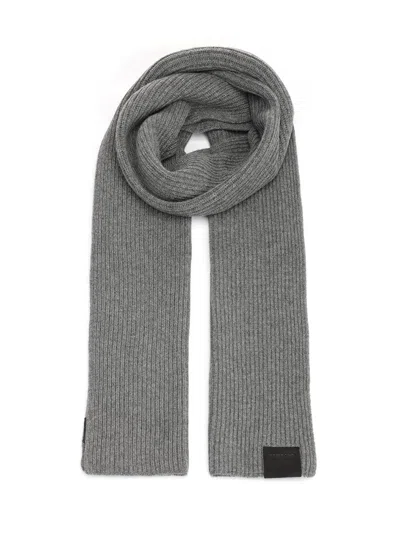 Tom Ford Cashmere Scarf Scarves And Foulards Grey In Gray