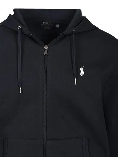 Polo Ralph Lauren Man Sweatshirt Midnight Blue Size Xxl Cotton, Polyester In Blue