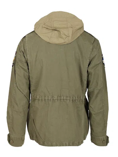 Polo Ralph Lauren The Iconic Military Jacket With Logo In Green