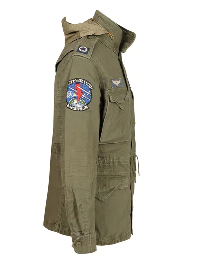 Polo Ralph Lauren The Iconic Military Jacket With Logo In Green