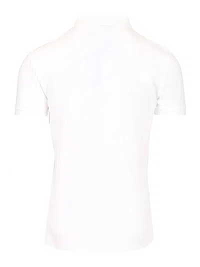 Polo Ralph Lauren Embroidered Logo Short-sleeve Polo Shirt In White