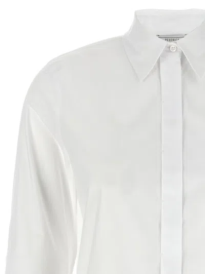 Peserico Cuff Detail Shirt Shirt And Blouse White