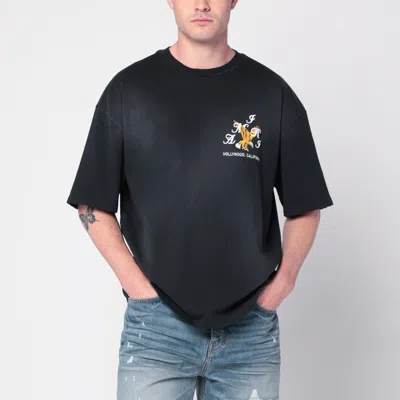 Amiri Eagle Crystal Embellished Oversize Graphic T-shirt