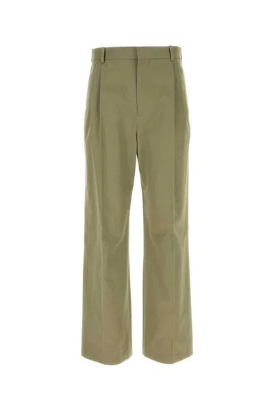 Loewe Buttoned Back Pocket Wide Leg Trousers