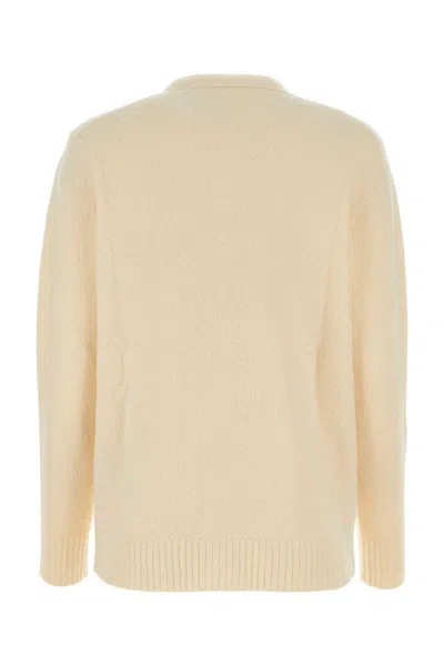 Jil Sander Ivory Wool Cardigan