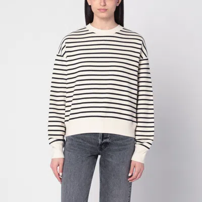 Anine Bing Dean Striped Sweatshirt